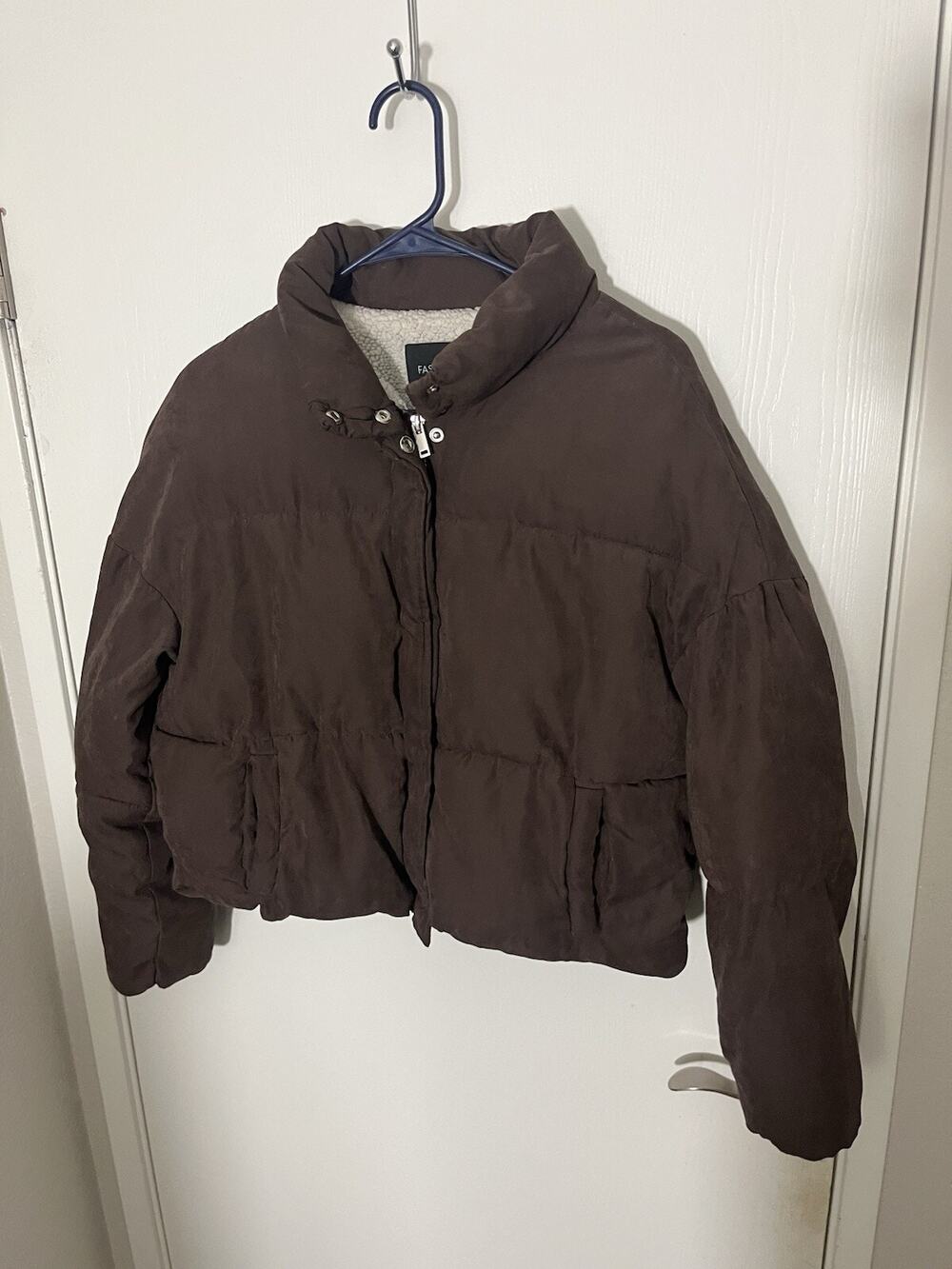 Fashion Nova Puffer Jacket Size Medium